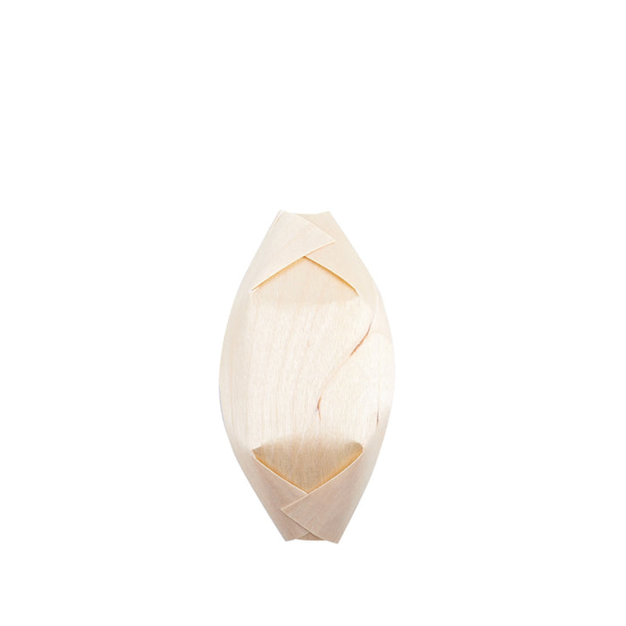Barchetta monouso in polpa di legno di Pino - Varie Misure