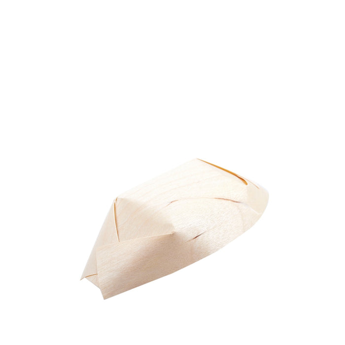Barchetta monouso in polpa di legno di Pino - Varie Misure