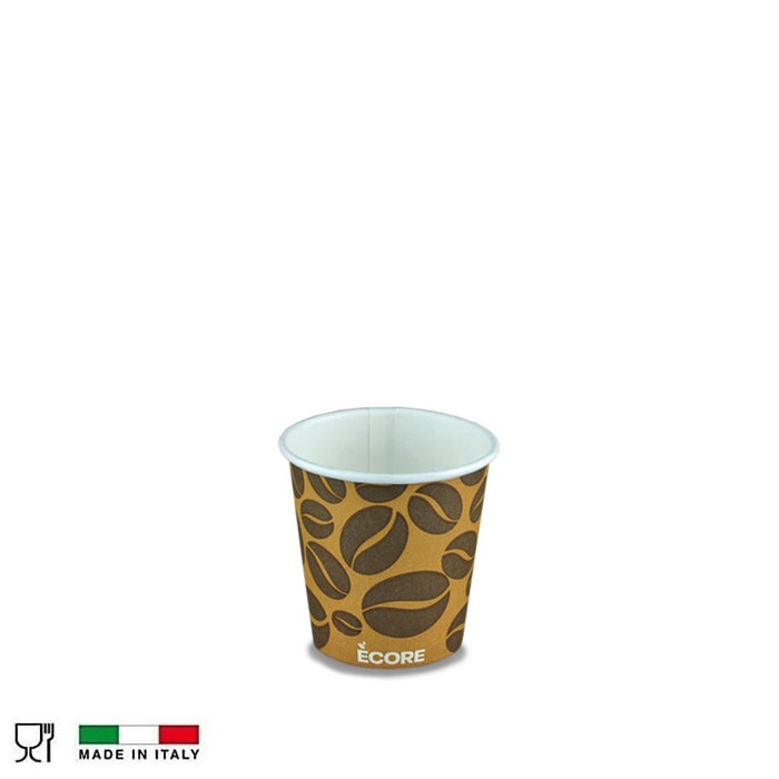 Graphic coffee glasses ECORE CHICCO of Coffee 75ml