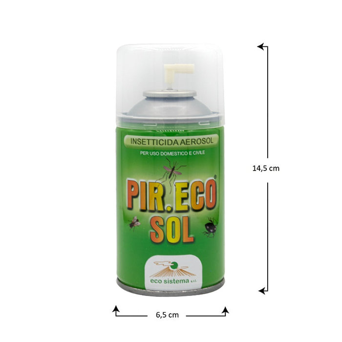 Pir.Eco Sol. 250ml spray insecticide with dispenser