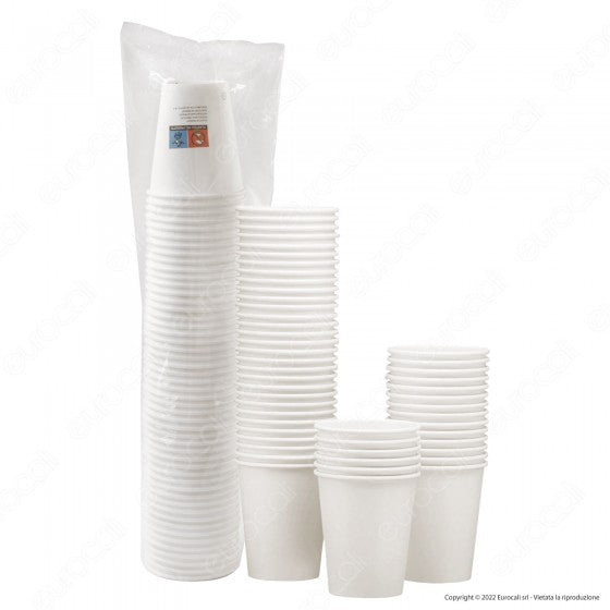 Biodegradable cardboard/PE cup 240ml