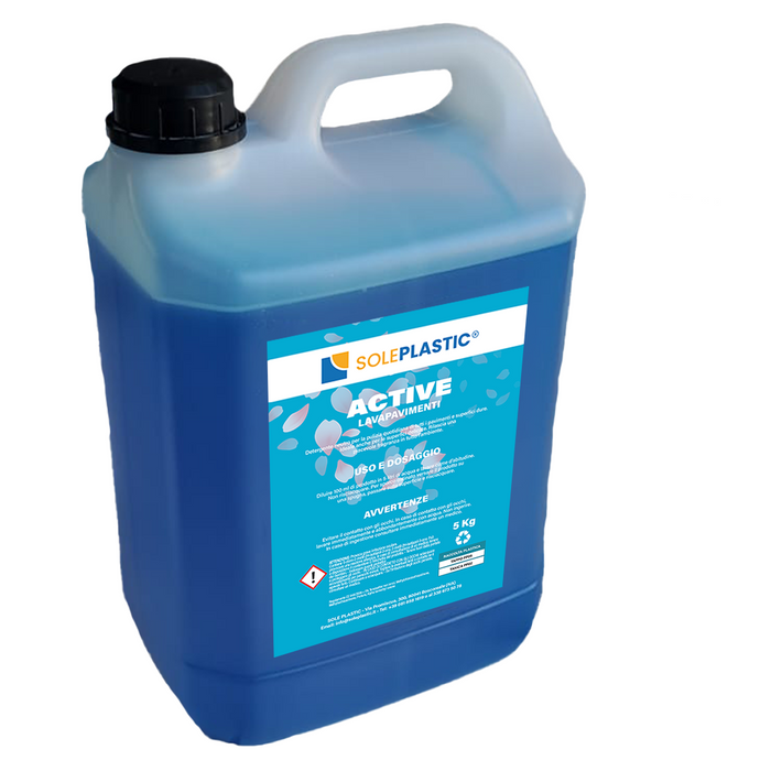 Nettoyant pour sols "ACTIVE", bidon de 5 litres.