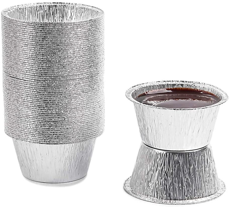 C1G aluminum baking cups, circular disposable trays