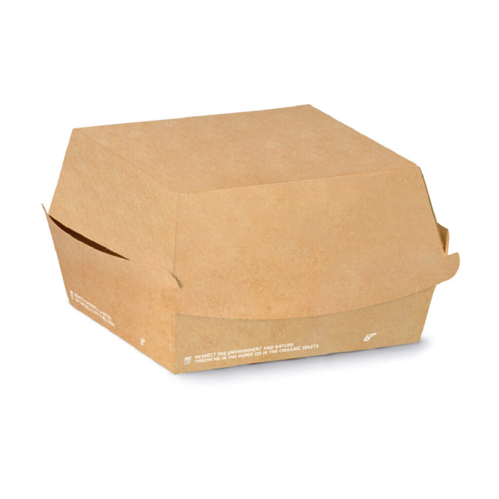 Porta Hamburger panino biodegradabile pla 120X120X70mm