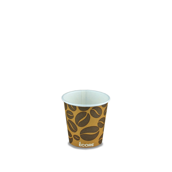 Graphic coffee glasses ECORE CHICCO of Coffee 75ml