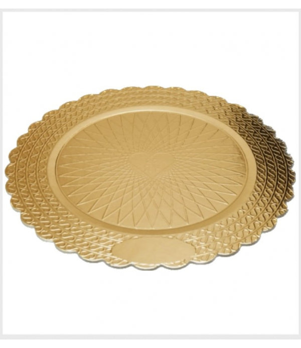 Gold Cardboard Wing Plate