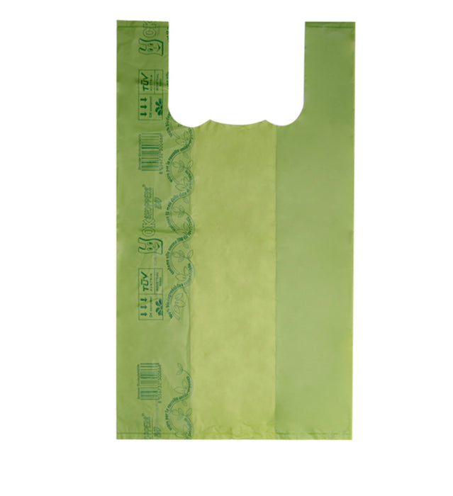 Shopper biodegradabile e compostabile generico verde