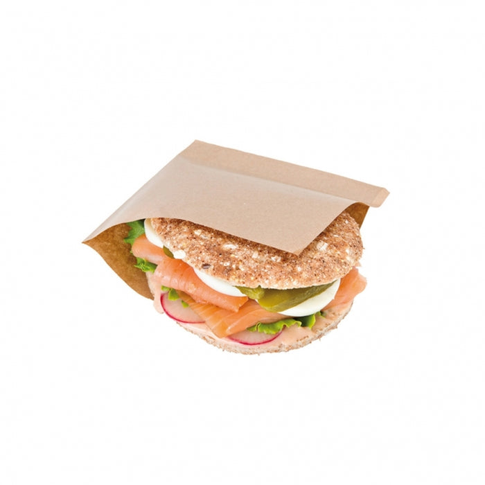 Havana sandwich bag in anti-grease paper 34g open on two sides measuring 17x18cm