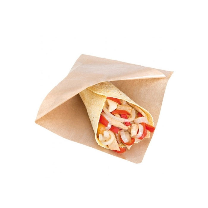 Havana sandwich bag in anti-grease paper 34g open on two sides measuring 17x18cm