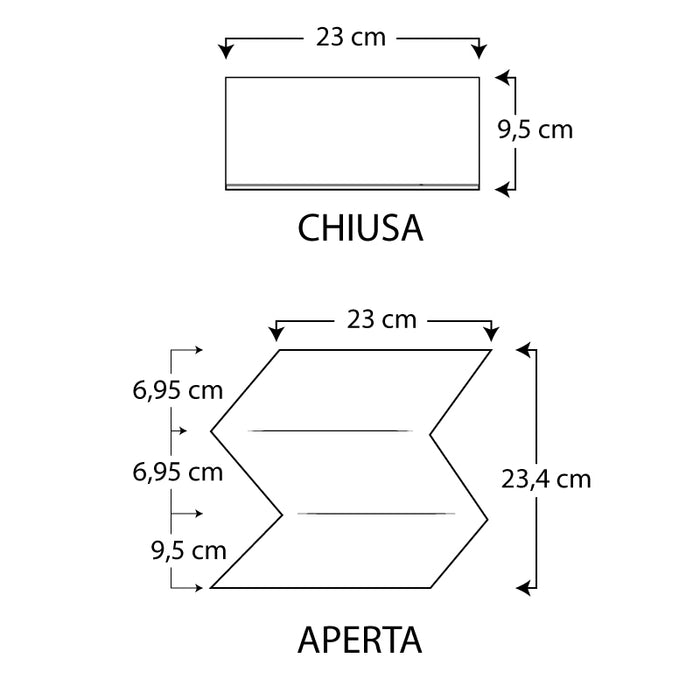 Serviettes pliées Z Papernet