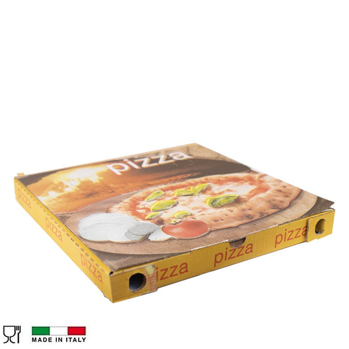 Boîtes à Pizza Havana avec Fermeture Italienne cm33x33x3,5h - Disponibilité: 100/500 Pièces 