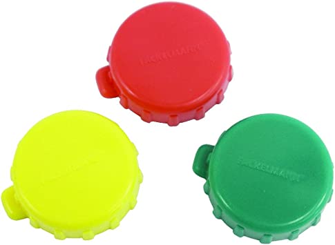 BOUCHONS EN PLASTIQUE MULTICOLORE SANS ANNEAU CF 1000 PCS